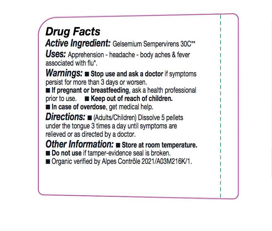 OLLOIS Gelsemium Sempervirens 30c, Organic, Lactose-Free Homeopathic, 80 Pellets (Pack of 1)