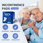 TIEJIANDAN Deodorizing Incontinence Pads for Men for Day & Night 0.68/4.06oz Professional Urine Shield,Mens Pads for Leakage 3 B