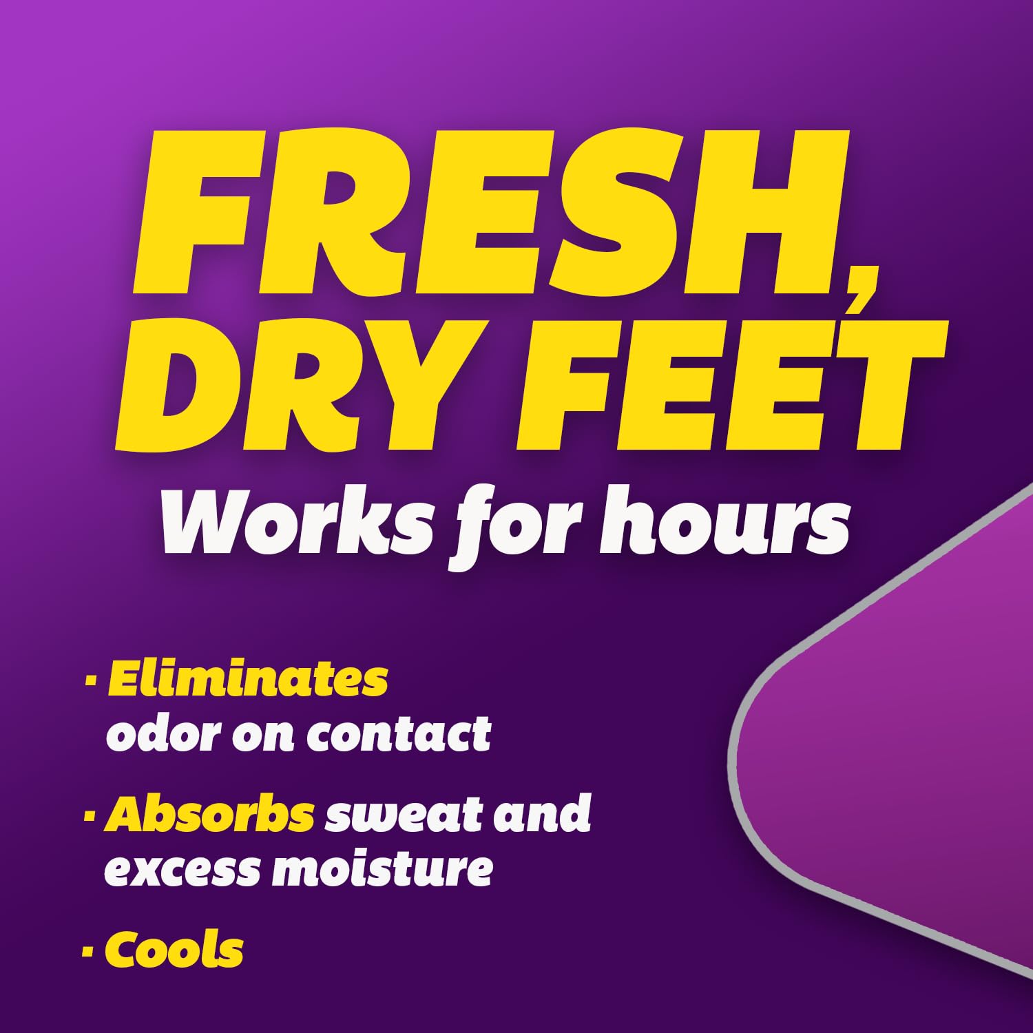 SILKA Odor Fighting Foot Powder & Shoe Deodorizer with Corn Starch Powder, Talc & Cooling Beads for Lasting Freshness, Absorbs S