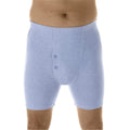 Wearever 3-Pack Mens Gray Regular Absorbency Washable Reusable Incontinence Boxer Briefs 3XL (Waist 46-48)
