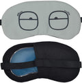Ice Gel Sleeping Eye Mask For Resting Insomnia Meditation (Grey)
