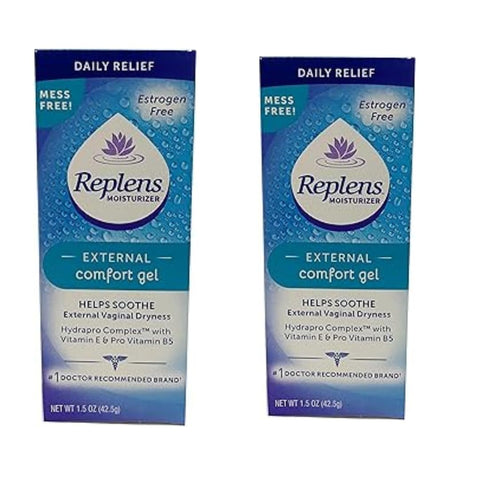 Replens External Comfort Soothing Gel 1.5 Ounce (Pack of 2)