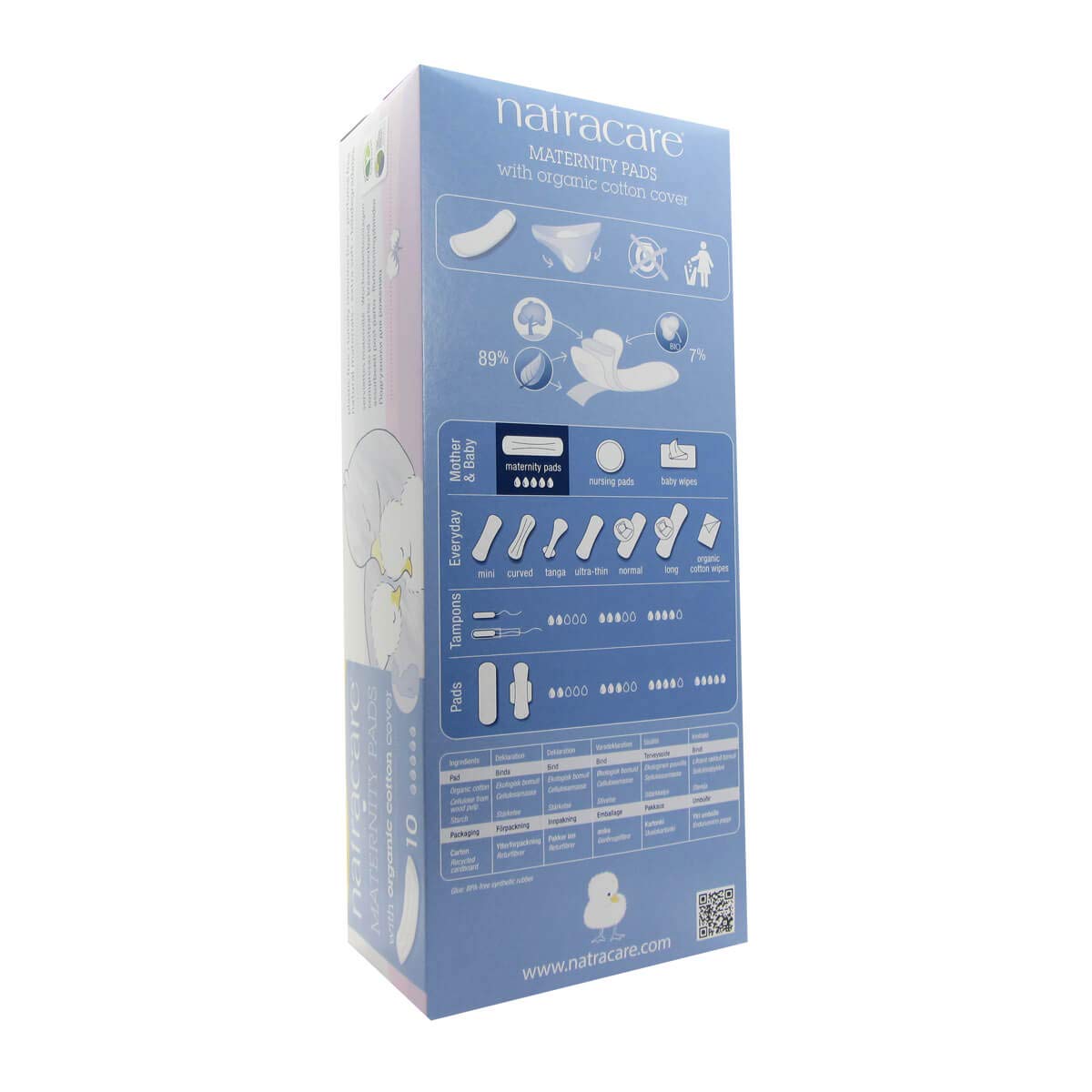 Natracare New Mother Natural Maternity Pads - 10 Pads
