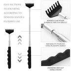 Svjetiq Head Massager Back Scratcher, 20 Fingers Head Scratcher Scalp Massager & Extendable Back Scratcher for Men Women, Stocki