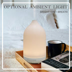 Essential Oil Diffusers, Aromatherapy Diffuser for Essential Oils, 100ml Oil Diffusers for Large Room - 5 Timers, Warm Ambient L