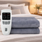 220V Electric Blanket with Dual Controls and 4 Heat Settings