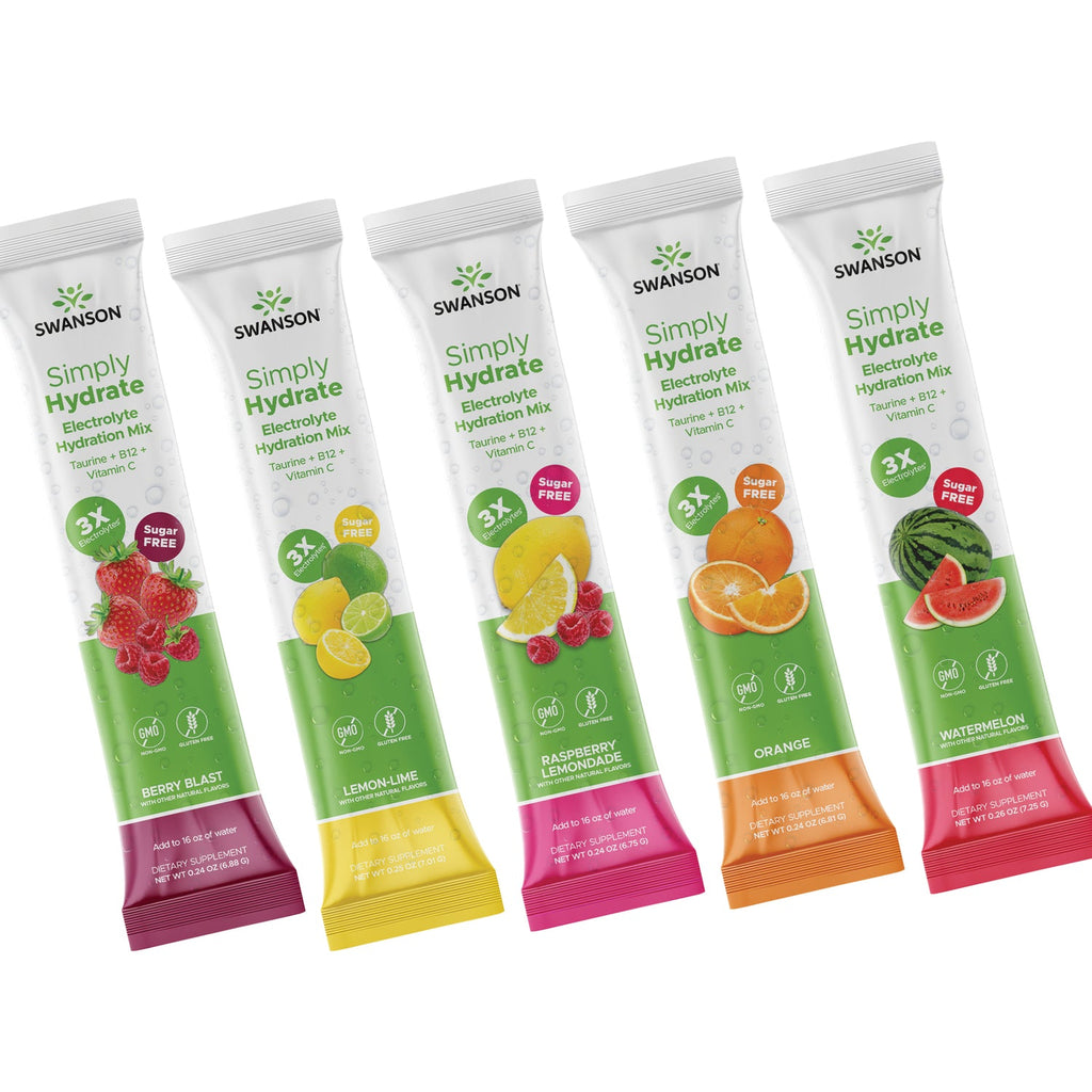 Simply Hydrate Electrolyte Hydration Mix - Variety Pack