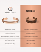 Pure Copper Cuff Bracelet – Plain