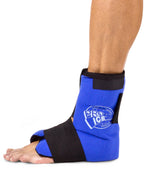 Ankle/Foot Ice Therapy Wrap - Perfect for Sprained Ankles, Plantar Fasciitis, Achilles tendonitis, and Swelling Feet - Ice Packs