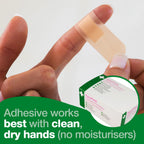Safety First Aid Group HypaPlast Clear Washproof Assorted (Pack of 100)