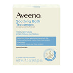 Aveeno Fragrance Free Soothing Bath Treatment, 100% Natural Colloidal Oatmeal, Sensitive Skin Bath Soak for Relief of Dry, Itchy