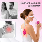 Upgraded Curved Back Scratcher for Women Men, 360 Flexible Bendable Foldable Back Scratcher Extendable, Telescopic Back Scratche