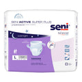 Seni Active Super Plus Disposable Underwear Pull On with Tear Away Seams Large, S-LA08-AP1, Heavy, 8 Ct