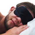 Spiderjuice Elastic Black Color Eyemask Cover With Hot And Cold Gel For Sleeping Relaxing Rest Therapy Insomnia Migraine Headach