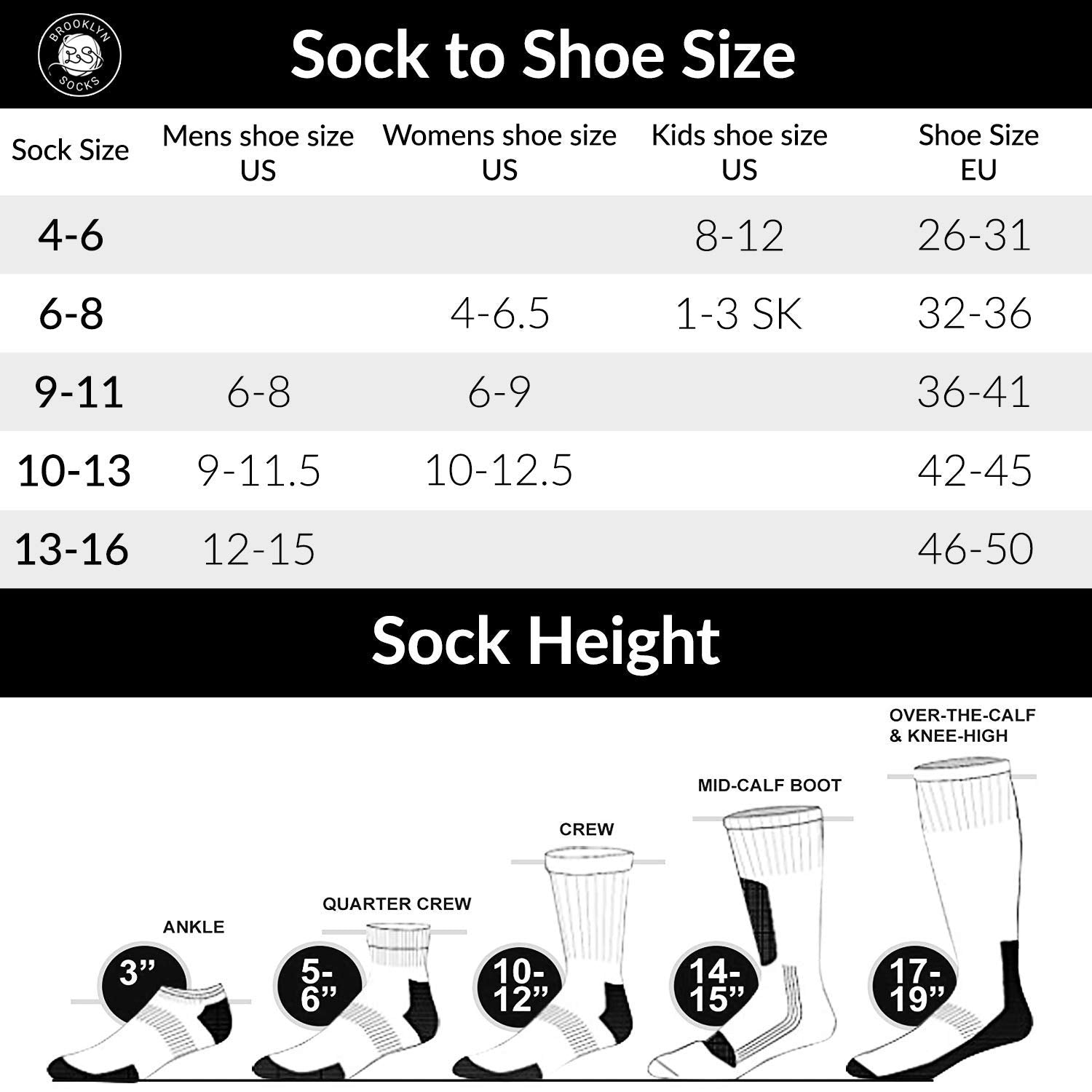 6 Pairs of Cotton Diabetic Non-Binding Neuropathy Crew Socks (Deep Brown, Fits Mens Shoe Size 8.5-10,5/Womens Shoe Size 9-11.5)