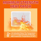 ifory Menstrual Patches, Heat Patches for Menstrual Cramps, Portable Period Cramps Heat Therapy Patches - 6 Pack Hot Compress Wa