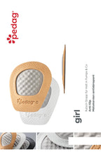 pedag Girl Anti-Slip Forefoot Inserts for High Heel Footwear, Handmade in Germany, Sandals Pumps and Mules, Textured Grip, Real