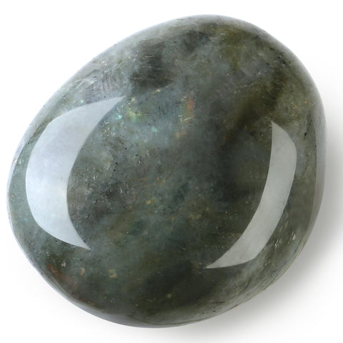 MAIBAOTA 1.6-2.0'' Grey Labradorite Crystal Large Reiki Natural Tumbled Polished Stones for Energy Witchcraft Therapy Meditation