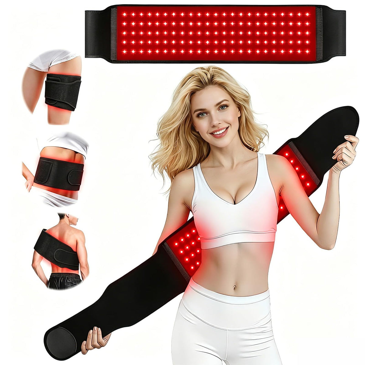 XUHUA Red Light Therapy Belt, WarmType Red Light Therapy for Body Care