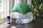 EcoGecko Green Leaf Air Revitalizer, Air Freshener, Room Aromatizer, Aroma and Essential Oil Diffuser with 10ML Lavender Oil