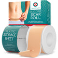 Medi Grade Silicone Scar Sheets, 80 Inches Long - Reusable Tape for C-Section, Keloid, Burn, Acne and Surgical Scars - Silicone 