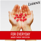Luden s Sore Throat Drops, For Minor Sore Throat Relief, Wild Cherry, 30 Count, 12 Pk