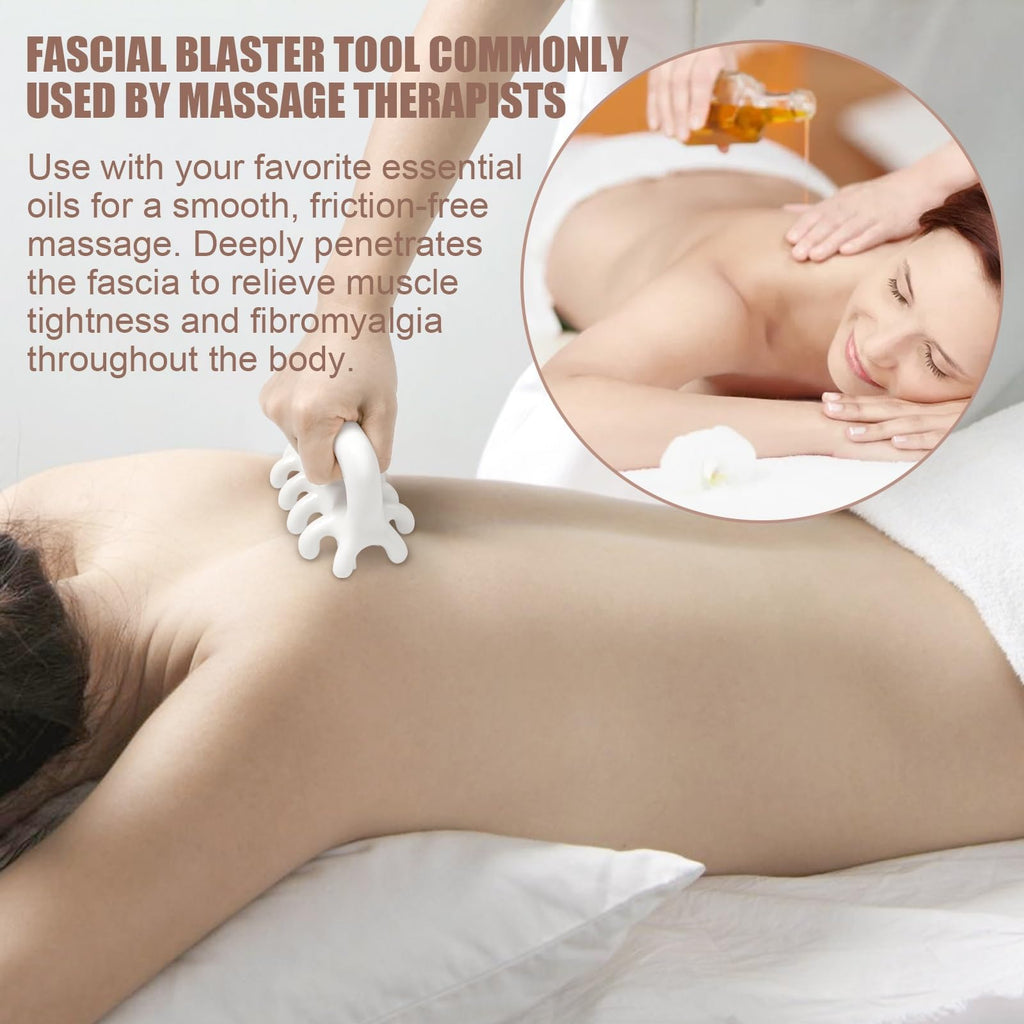 Vemoky Fascia Massage Tool Trigger Point Massage Tools Anti Blaster for Cellulite Massager Tool Reaching Deep Myofascial Tissue
