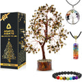Labradorite Crystal Trees for Home and Office Decoration, Chakra Healing Crystals Feng Shui Handmade Trees for Positive Energy, 