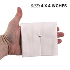 Split Drain Sponge Gauze 4x4 Sterile 6 Ply Pads [Pack of 50] Absorbent Precut 4X4 Non-Woven Slit Bandage for I.V. Tracheostomy -