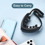 Fullicon Eye Massager with Heat & Vibration, Ultra Light Migraine Relief Products, Foldable Mask with Bluetooth Music, Face Mass