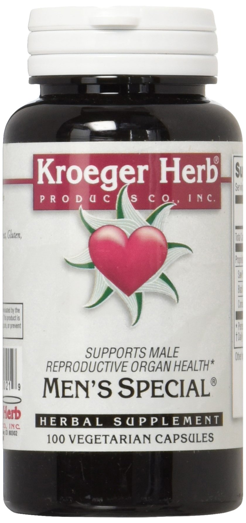 Kroeger Herb Mens Special Capsules, 100 Count