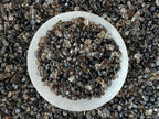 Indian Consigners Natural Crushed Polished Tumbled Gem Stone Chips, Decoration & Healing Crystals (Smokey Quartz)