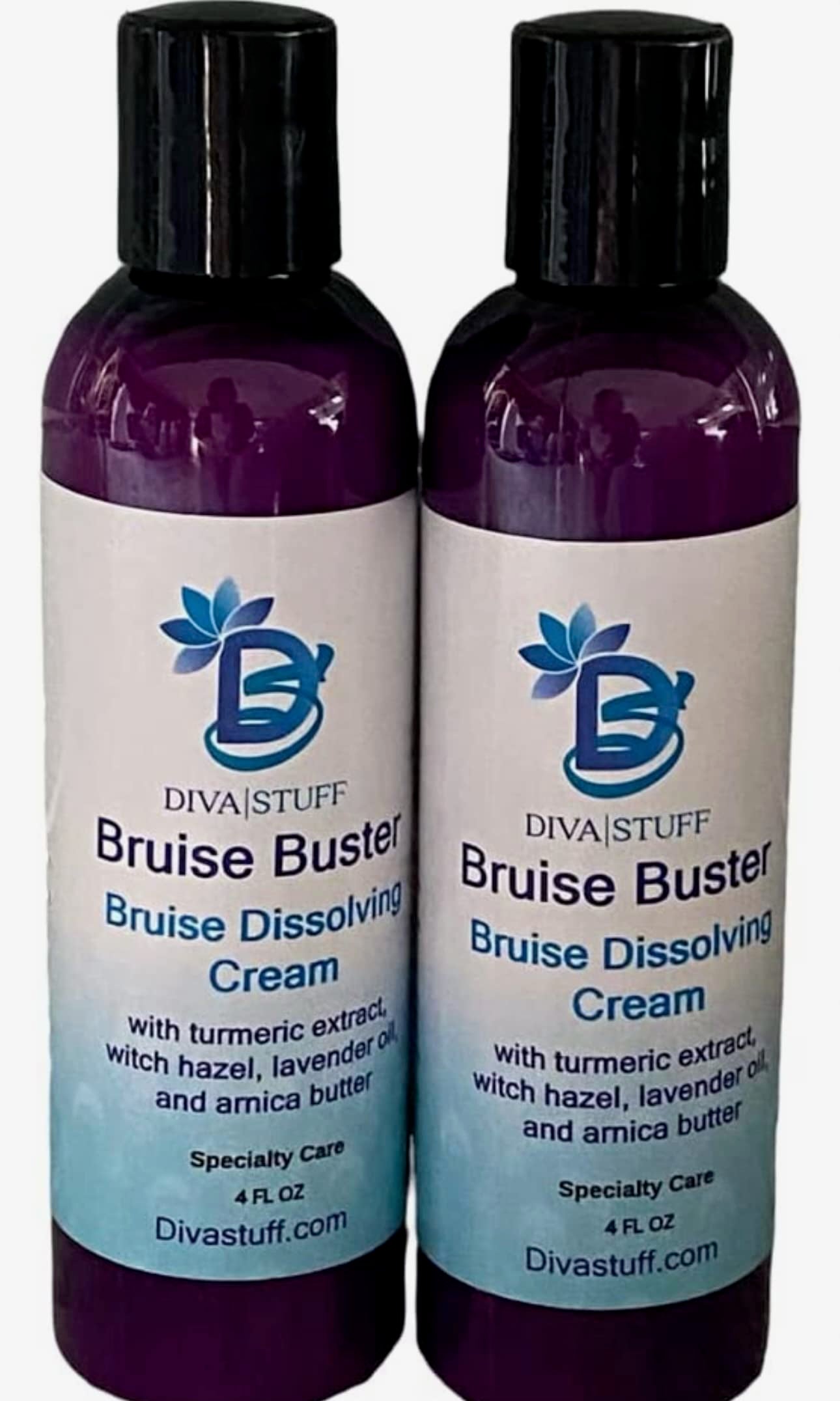 Bruise Buster Cream By Diva Stuff 4oz, 2 pack