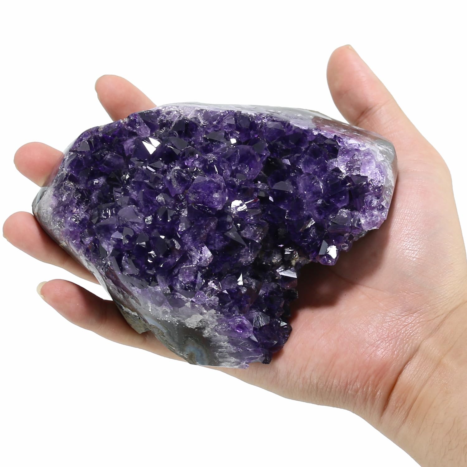 Namzi Raw Amethyst Stones and Crystals Rock, Natural Amathesis Crystal Clusters, Geodes with Crystals, Cuarzo Amatista Original,