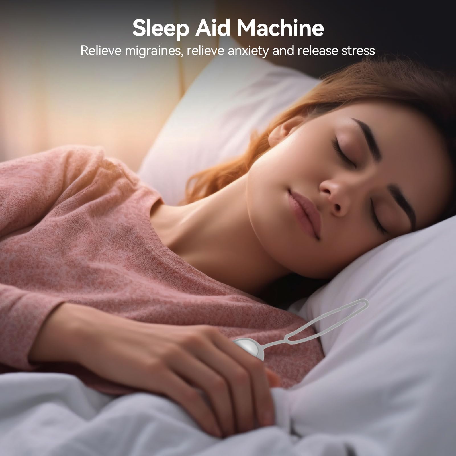 Sleep Aid Device, Neuro Sleep Mini Handheld Sleep Aid Machine with USB Charging for Pressure Anxiety Insomnia Relief Fast Asleep