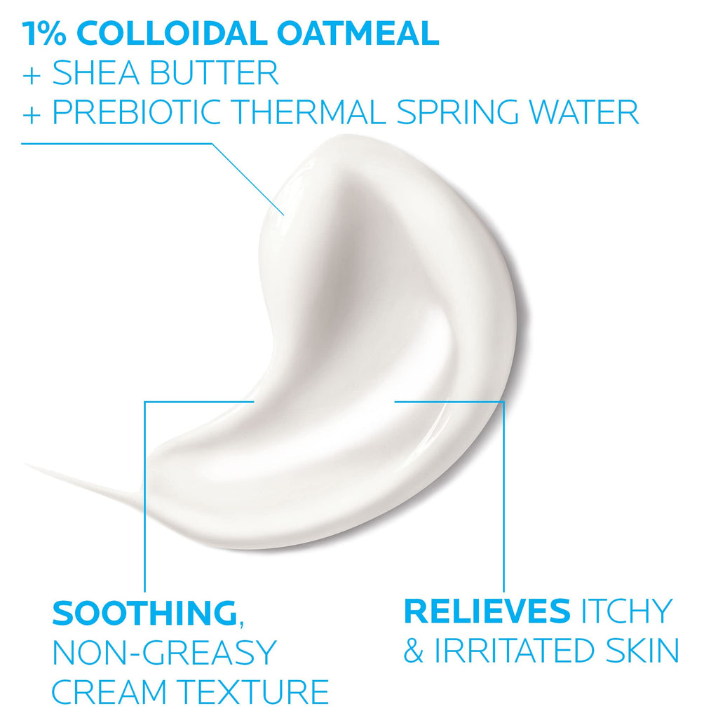 La Roche-Posay Lipikar Soothing Relief Eczema Cream, Face and Body Lotion For Eczema and Sensitive, Dry Skin, Moisturizer with C