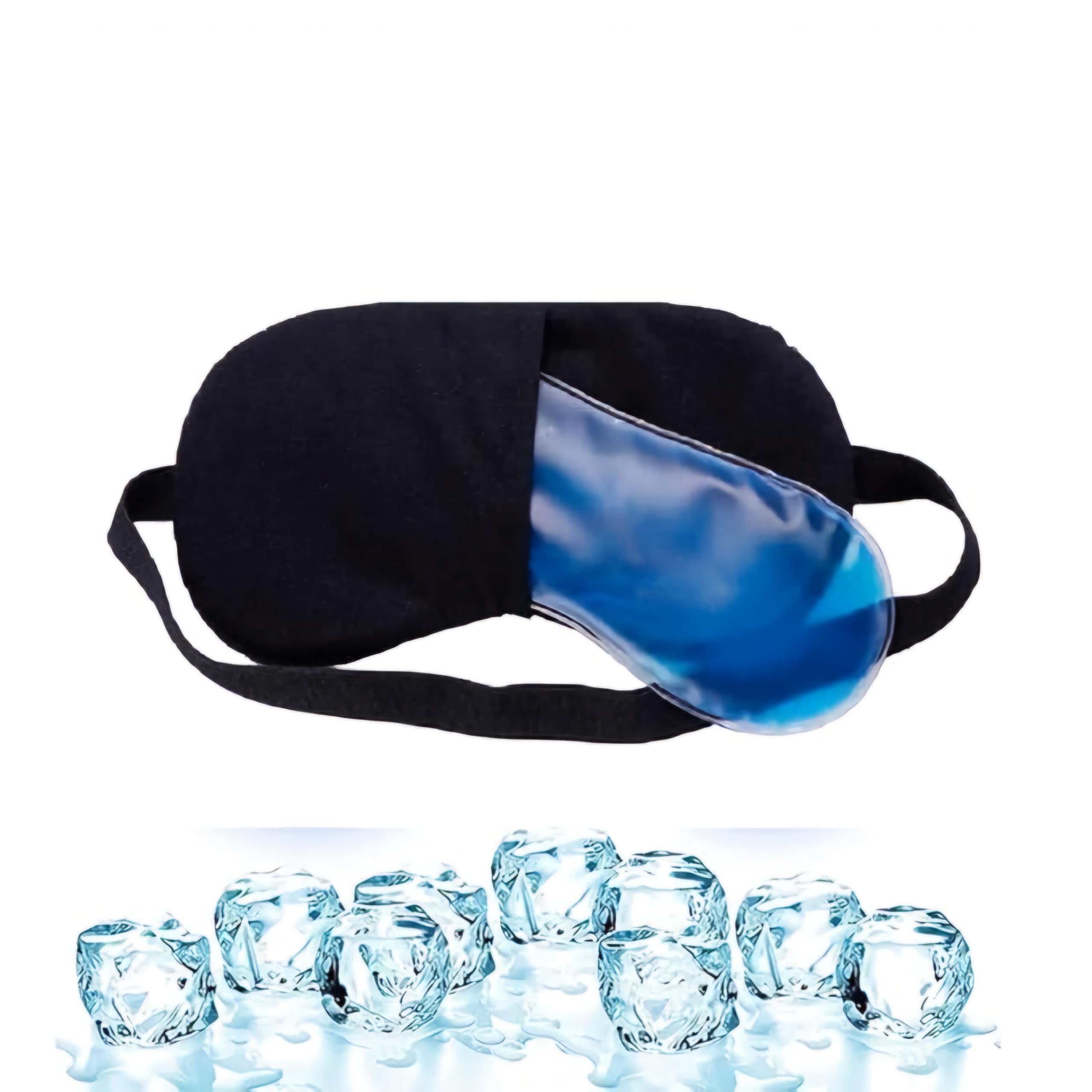 Dustex Sparkan Cooling Gel Eye Mask & Ice Pads  Reusable Cold Compress For Puffy Eyes, Dark Circles & Redness  Gel Eye Patch F