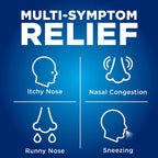 Amazon Basic Care Multi-Symptom Triamcinolone Acetonide Nasal Allergy Spray, 55 mcg, 0.57 fl oz (Pack of 2)