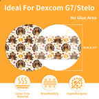 20Pcs G7 Over Patches & Stelo Overpatches Waterproof & Sweatproof, Latex-Free Hypoallergenic,15 Days Long-Stay CGM Sensor Covers