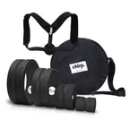 Chirp Ultimate Back + Neck Bundle, 4-Pack Wheel Roller Set with Carrying Case & Posture Corrector, Includes Focus, Deep Tissue, 