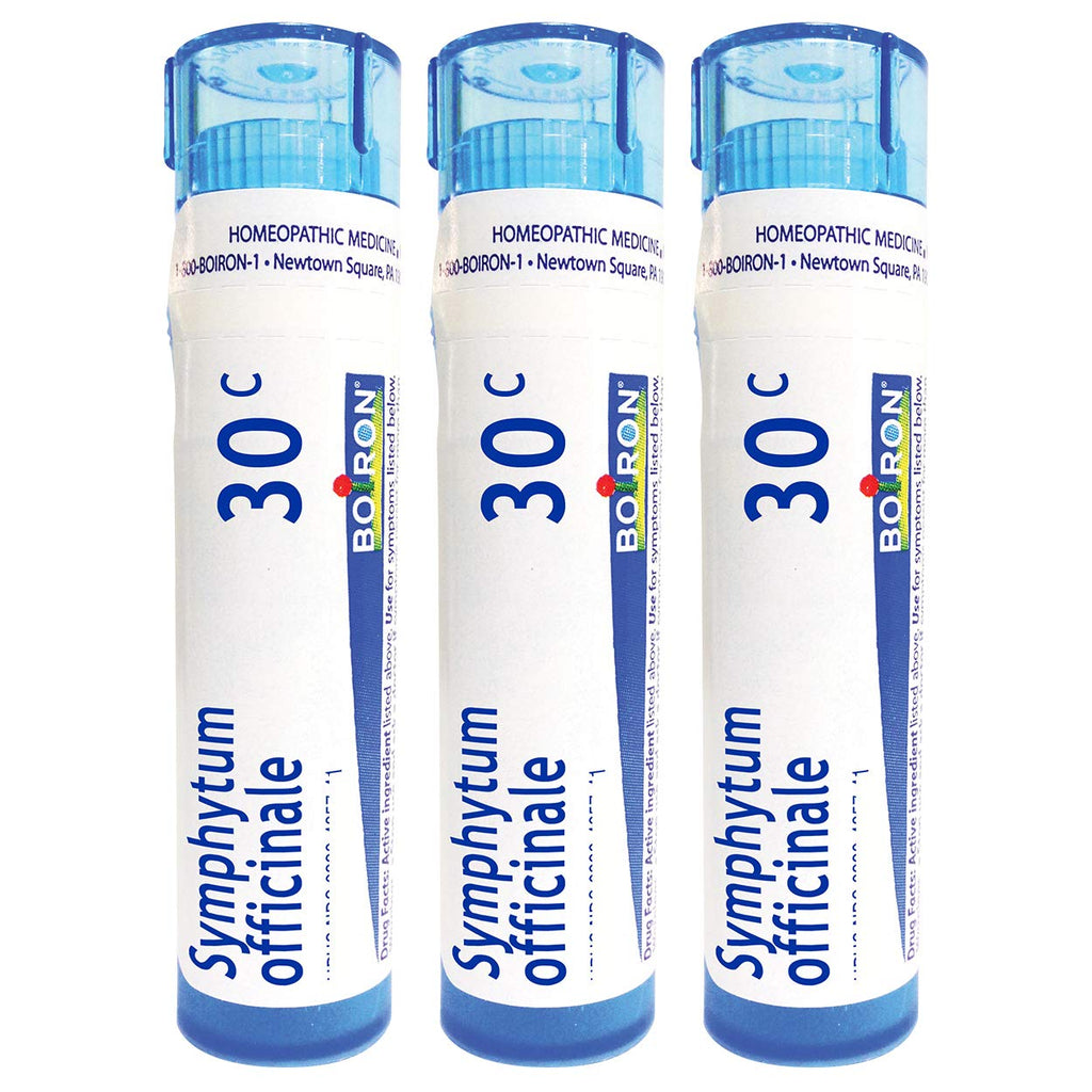 Boiron Symphytum Officinale 30c Homeopathic Medicine That Promotes Healing of Bone Trauma - Pack of 3 (240 Pellets)