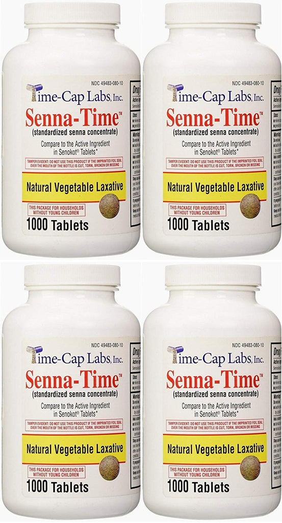 Senna-Time Generic for Senokot Natural Vegetable Laxative Senna 8.6 Mg ...
