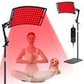 SAVILER Red Light Therapy for Face and Body, 120Pcs Infrared Red Light Therapy Lamp with Stand, 3in1 LED 660nm & 850nm Infrare