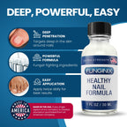 FUNGINIX Toenail Fungus Treatment - Maximum Strength - Nail Fungus Treatment & Athletes Foot Solution - Antifungal Liquid Solut