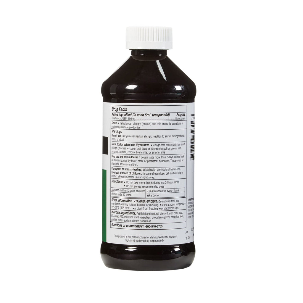 McKesson Geri-Care Cold and Cough Relief 100 mg / 5 mL Strength Liquid, 5676 Ct