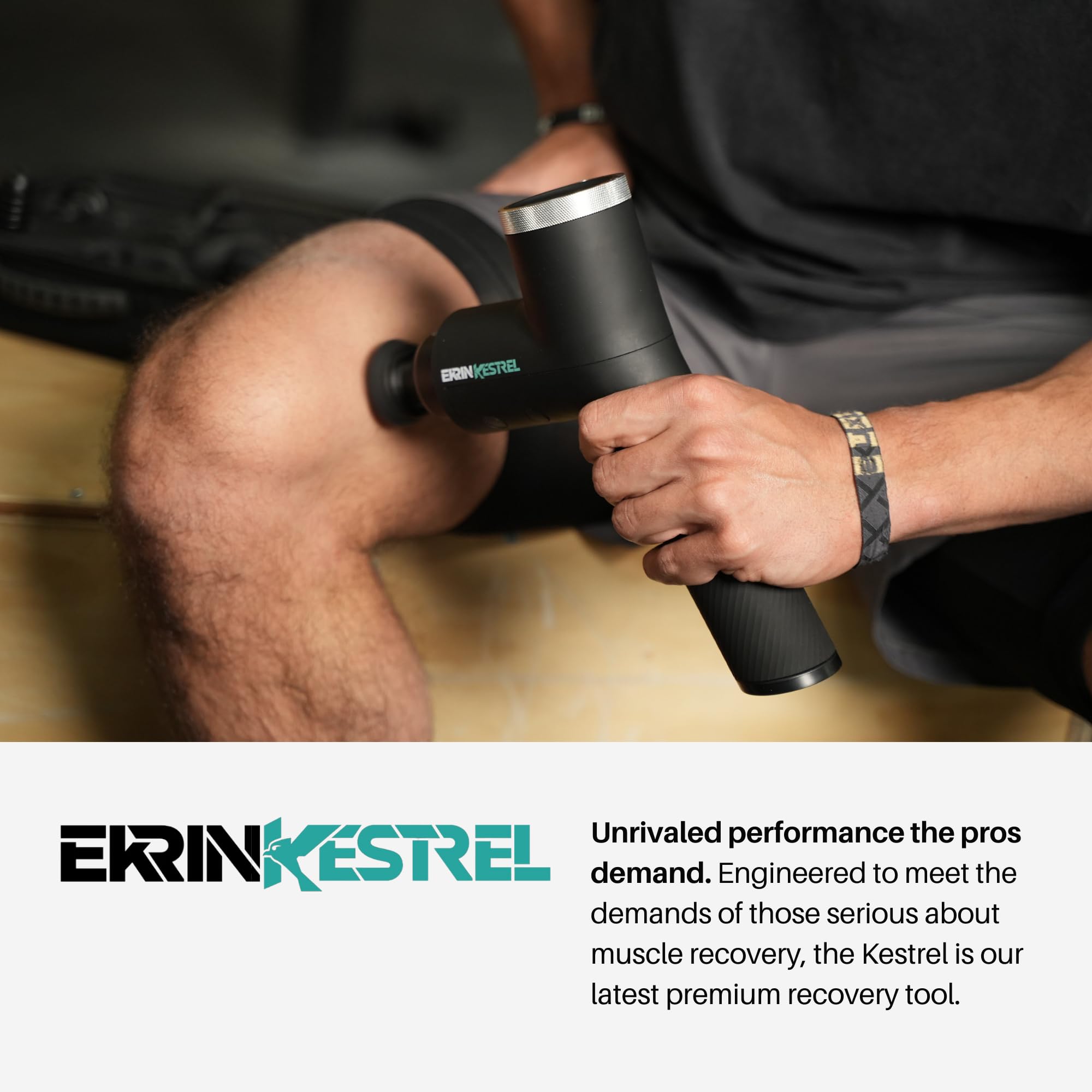 Ekrin Athletics Kestrel Massage Gun: Enhanced Precision & Comfort for Superior Muscle Recovery & Wellness | Relieve Sore Muscles