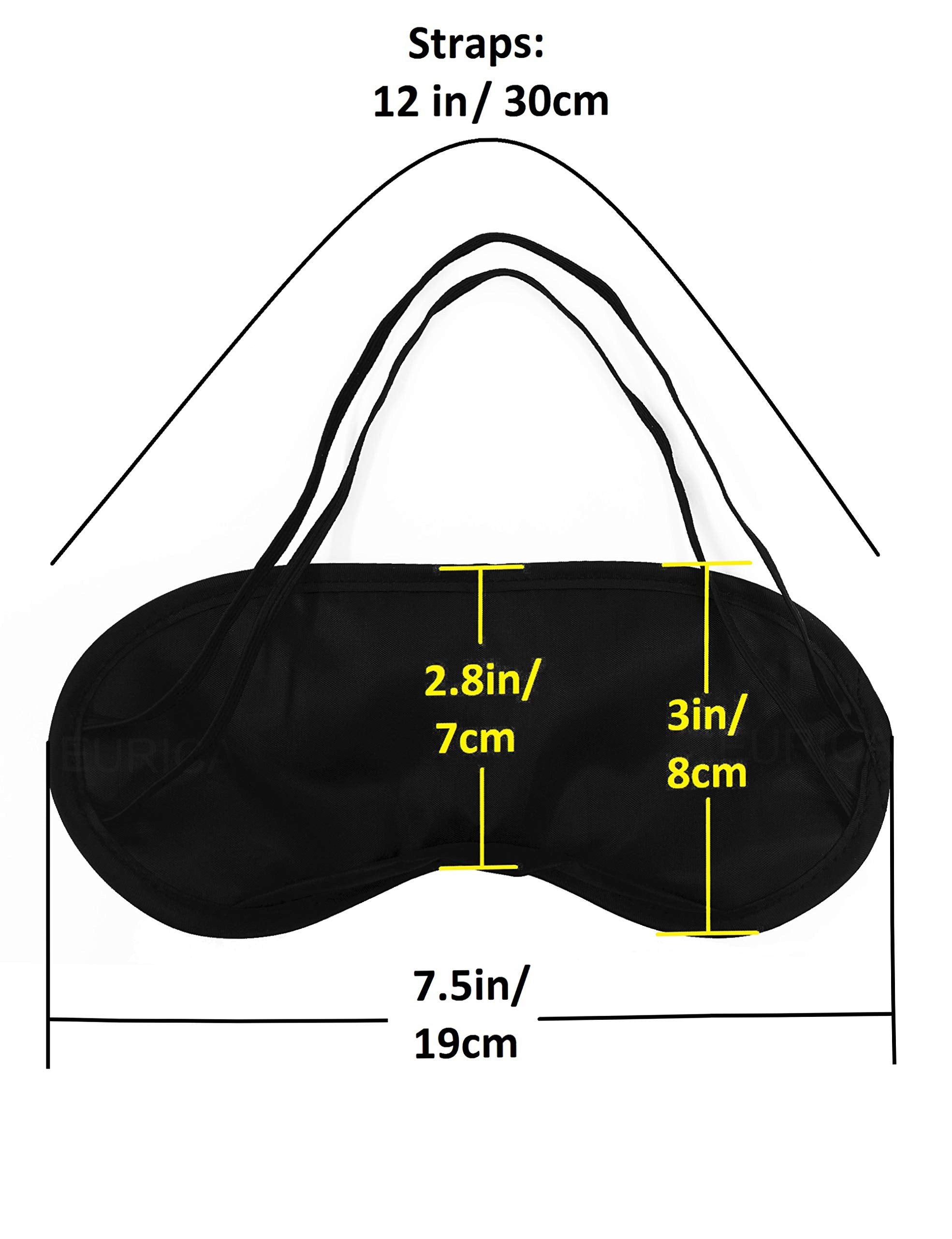 Eye Mask Sleep Masks Sleeping Mask Blindfold Eye cover Team Building games Party with Nose Pad and Adjustable Strap for Women Me