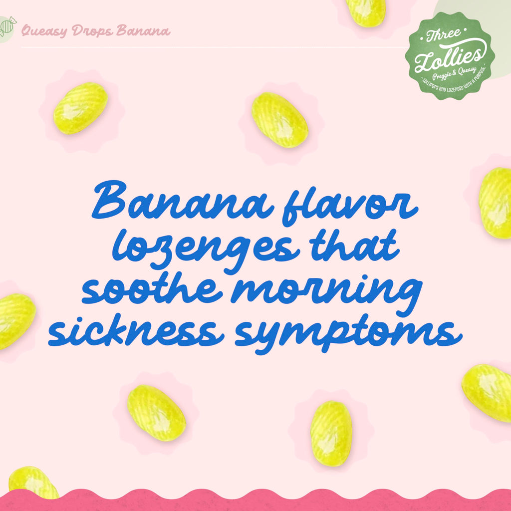 Three Lollies Queasy Drops Plus - Lozenges with Pectin & Honey to Relieve a Severe Dry Mouth - Alleviate Nausea & Motion Sicknes