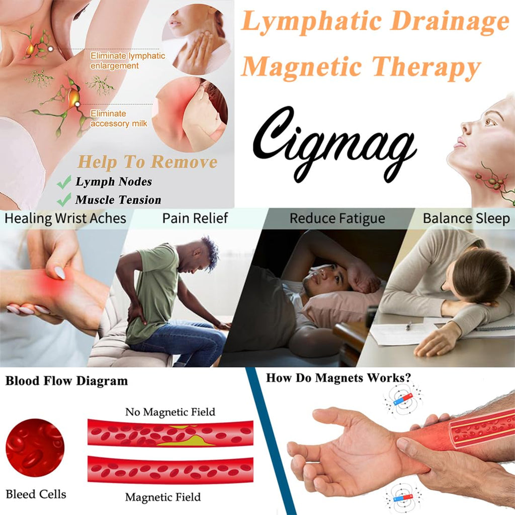 Cigmag 4PCS Copper Rings for Women, 99.99% Pure Copper Magnetic Ring Strong Magnets, Adjustable Thumb Finger Ring with Jewelry G