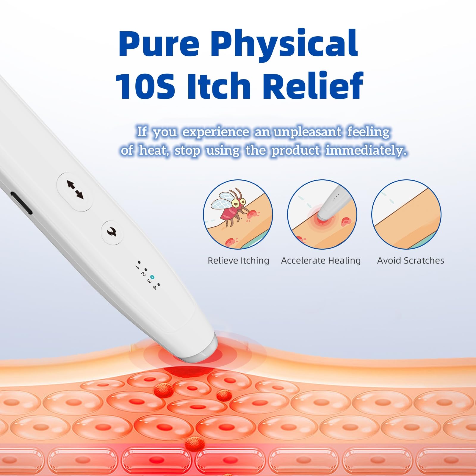Berrcom Insect Sting and Bite Relief, Chemical-Free Treatment of Insect Bites for Symptom Relief from Itching and Swelling, Rech